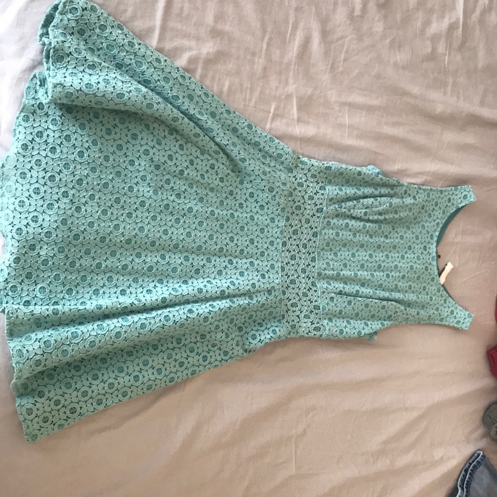 Turquoise dress